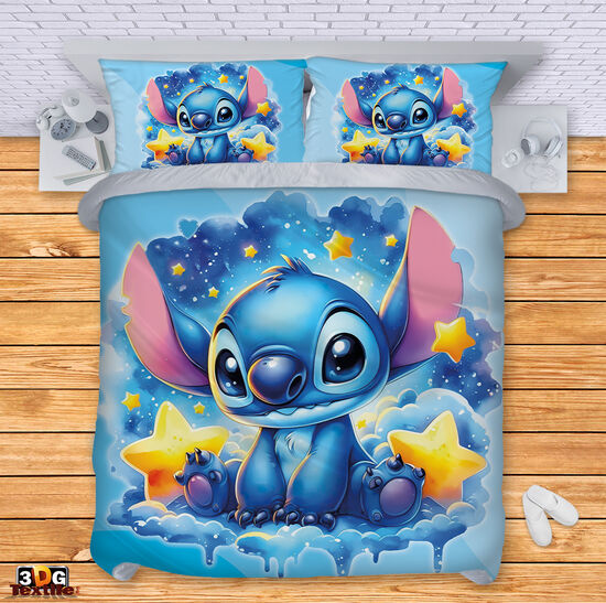 Bed Linen Stitch Night blue