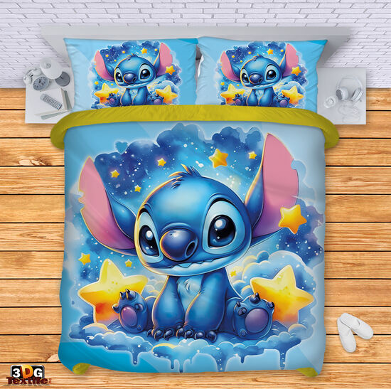 Bed Linen Stitch Night blue