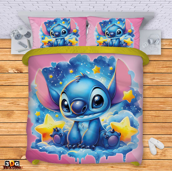 Bed Linen Stitch Night pink