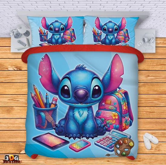 Bed Linen Stitch School blue