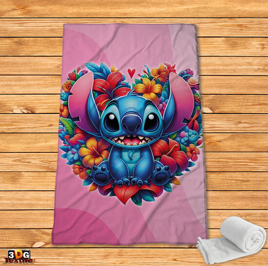 Stitch Flowers pink
