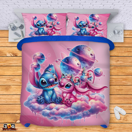 Bed Linen Stitch In love pink