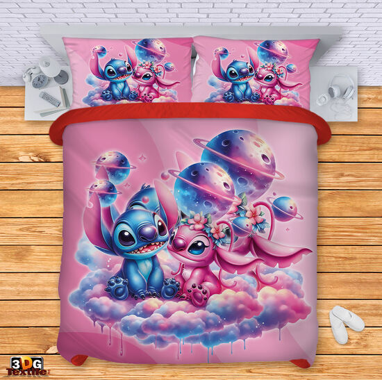 Bed Linen Stitch In love pink