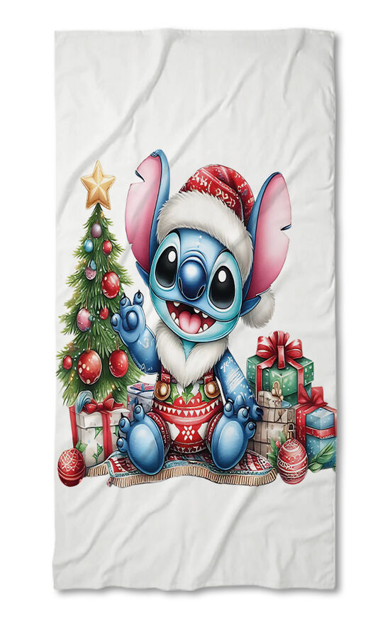 Beach Towel Stitch Christmas 3