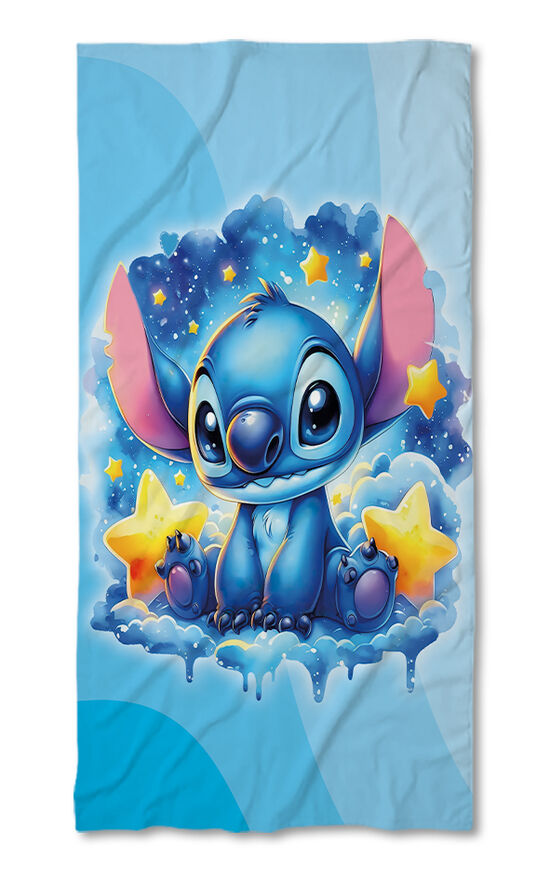 Beach Towel Stitch Night blue