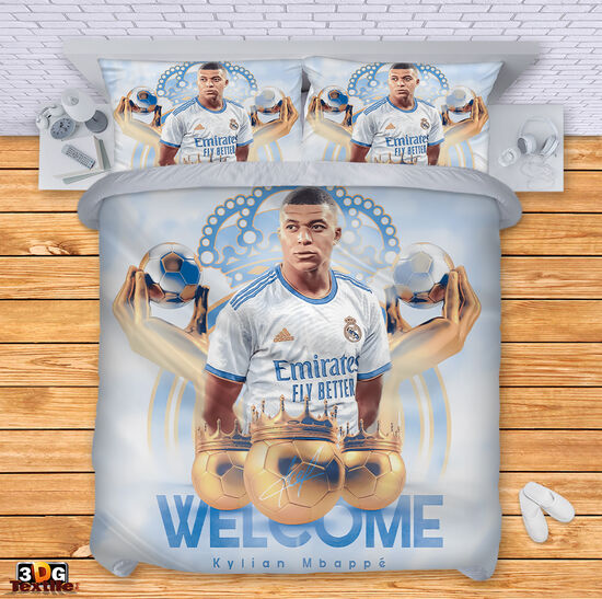 Bed Linen Kylian Mbappe Real Madrid
