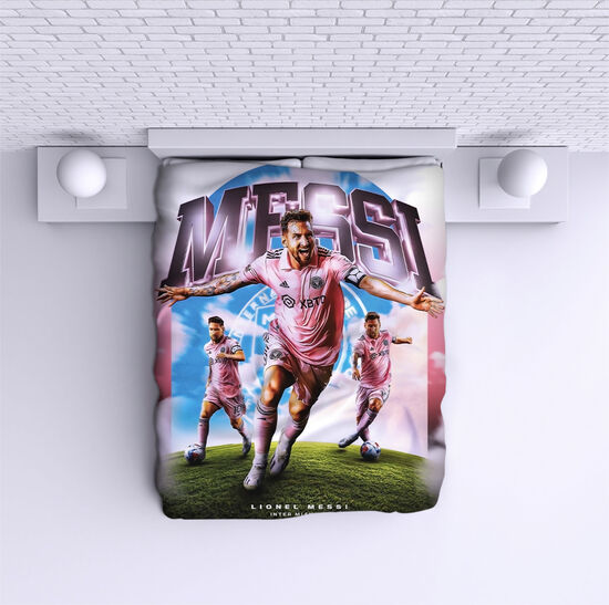 Bed Cover Messi Inter Miami