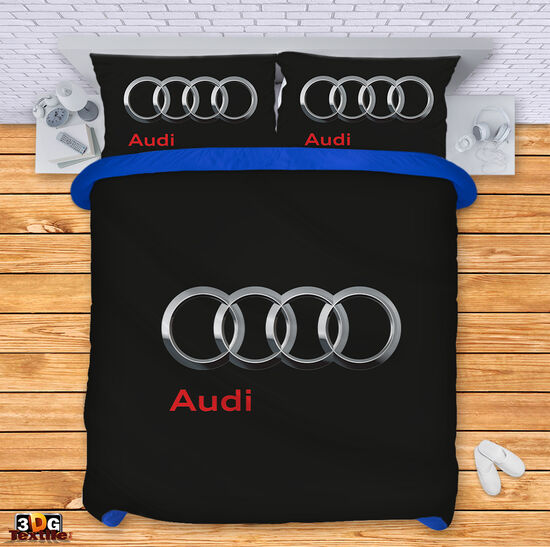 Bed Linen Audi logo black