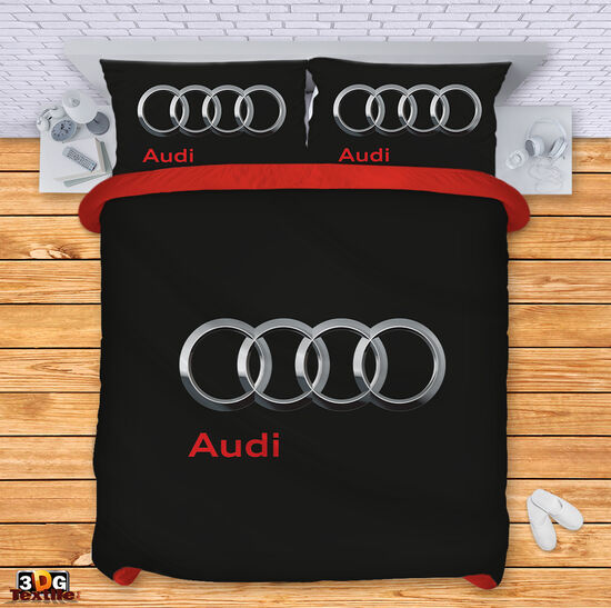 Bed Linen Audi logo black