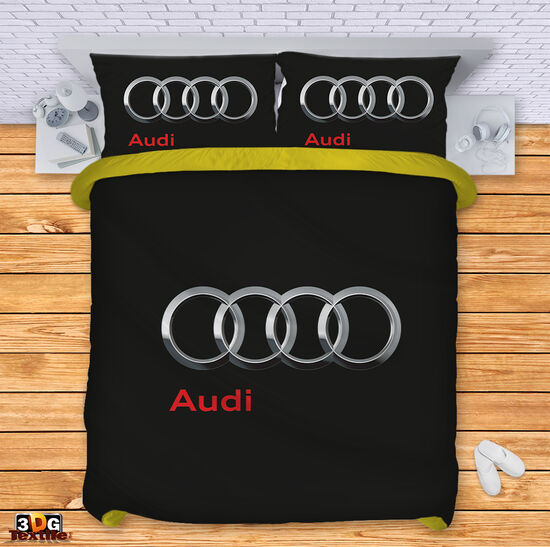 Bed Linen Audi logo black
