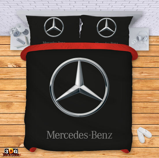 Bed Linen Mercedes logo black