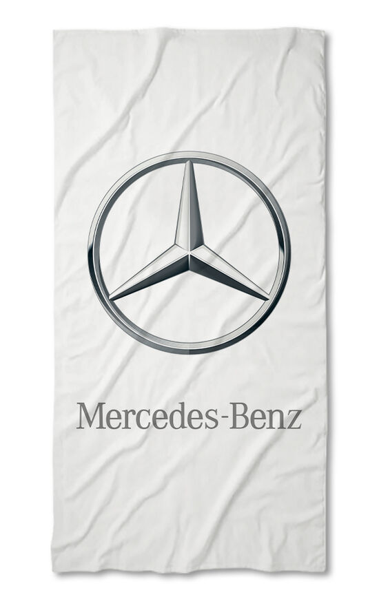 Beach Towel Mercedes logo