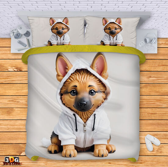 Bed Linen Cute dog AI