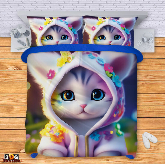 Bed Linen Cute cat AI 2