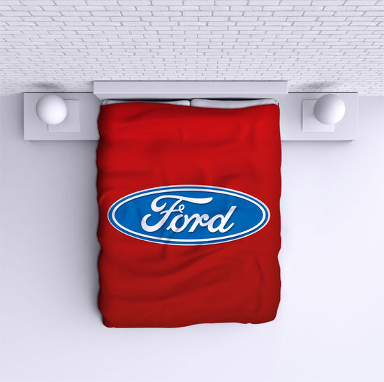 Bed Cover Ford red