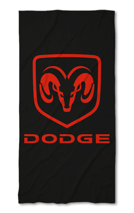 Beach Towel Dodge black