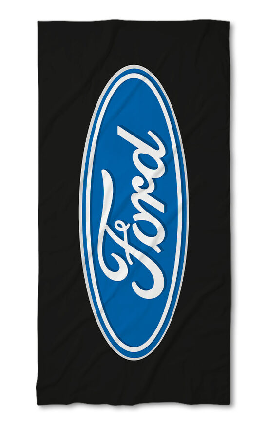 Beach Towel Ford black