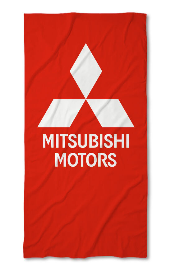 Beach Towel Mitsubishi red