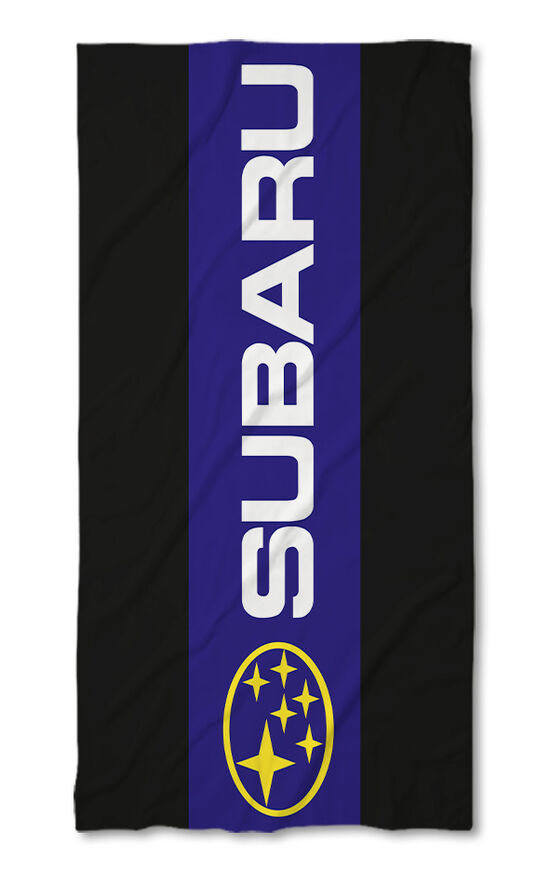 Beach Towel Subaru black