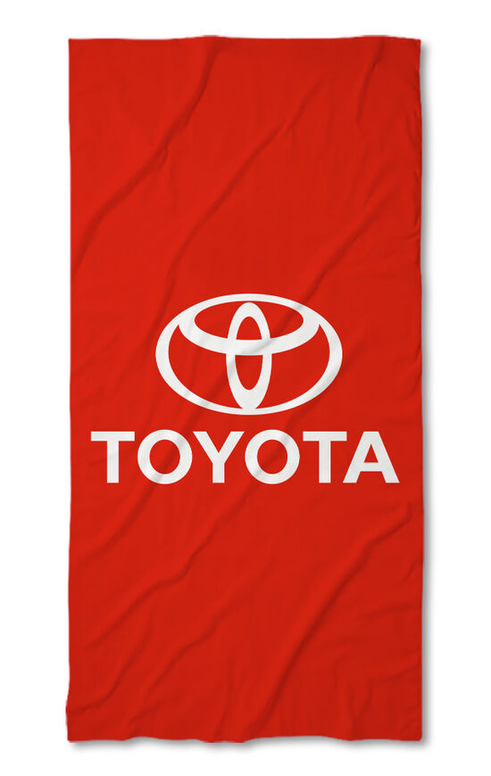 Beach Towel Toyota red