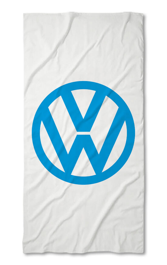 Beach Towel Volkswagen white