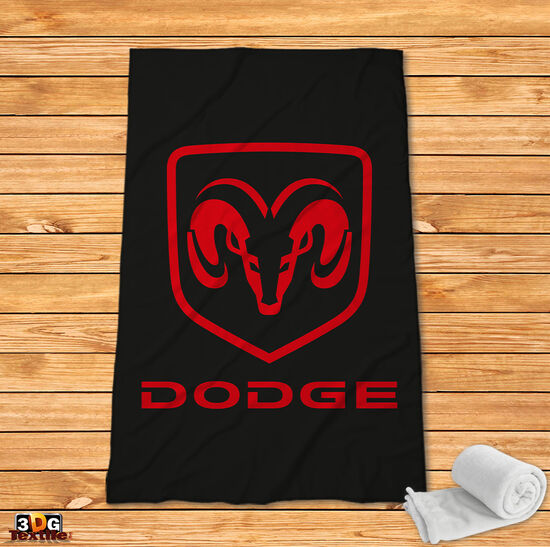 Fleece Blanket Dodge black