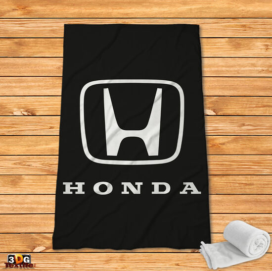 Fleece Blanket Honda black