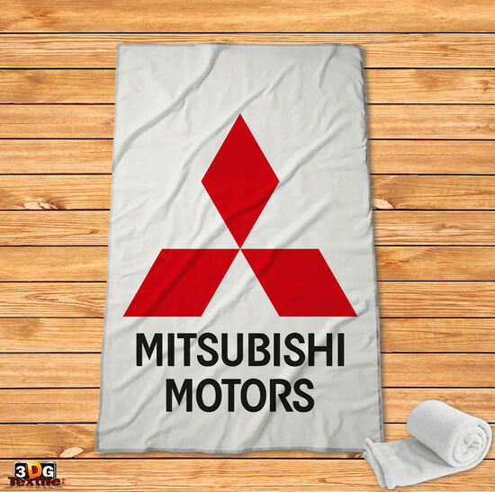 Fleece Blanket Mitsubishi white