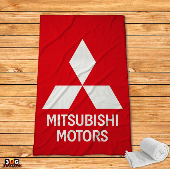Fleece Blanket Mitsubishi red