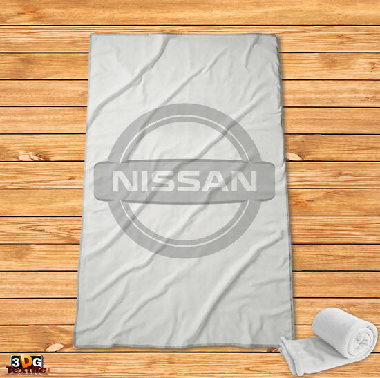 Fleece Blanket Nissan white