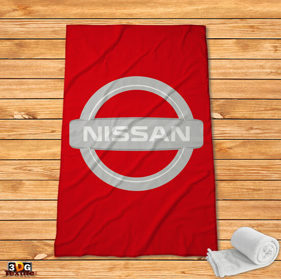 Fleece Blanket Nissan red