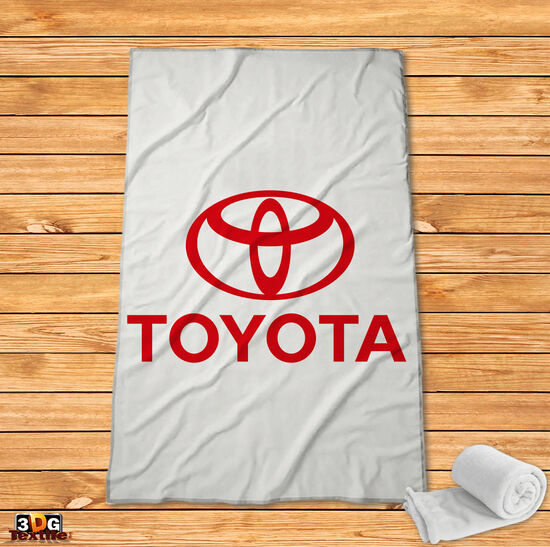 Fleece Blanket Toyota white