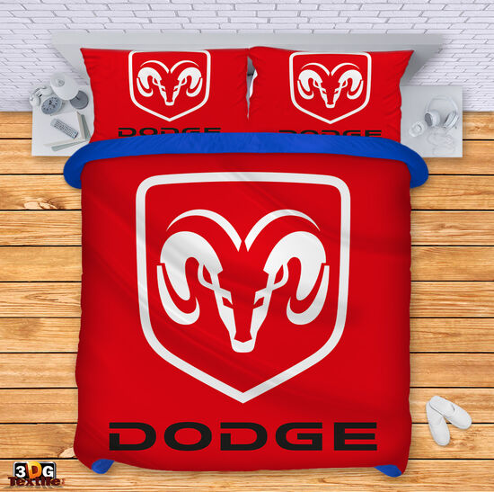 Bed Linen Dodge red