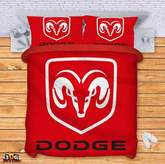 Bed Linen Dodge red