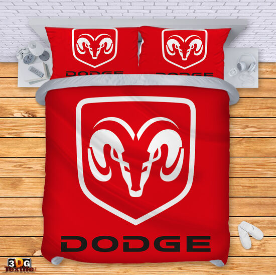 Bed Linen Dodge red