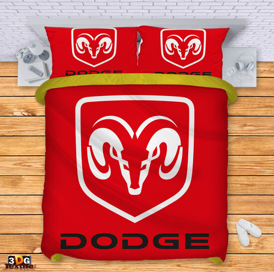 Bed Linen Dodge red