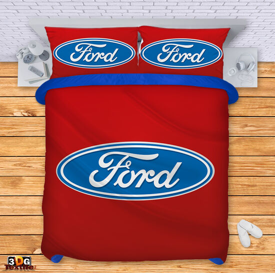 Bed Linen Ford red
