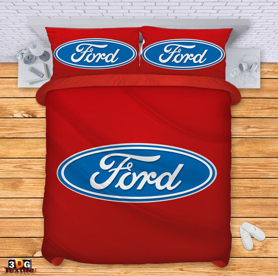 Bed Linen Ford red