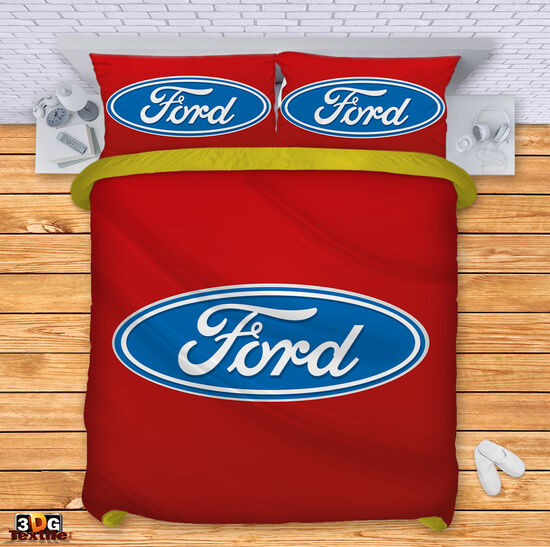 Bed Linen Ford red
