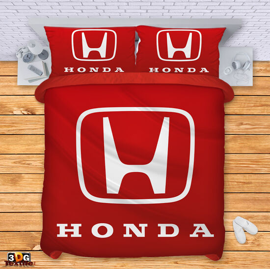 Bed Linen Honda red