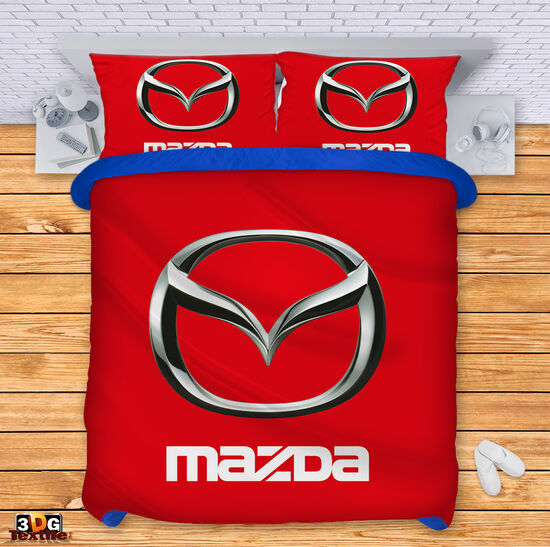 Bed Linen Mazda red