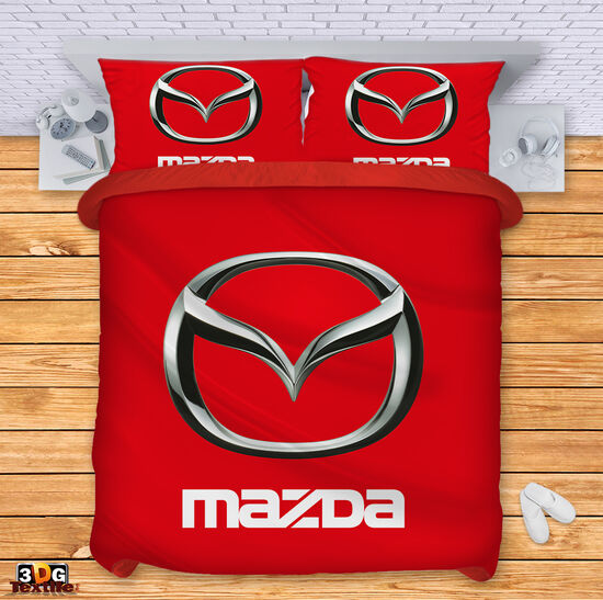 Bed Linen Mazda red