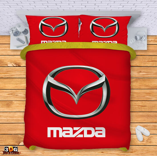 Bed Linen Mazda red