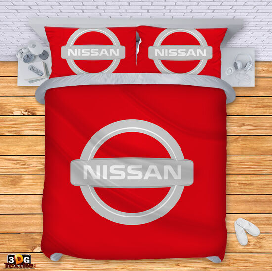 Bed Linen Nissan red