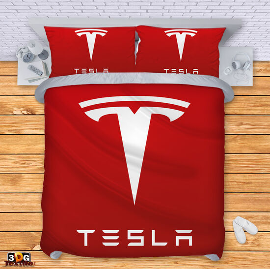 Bed Linen Tesla red
