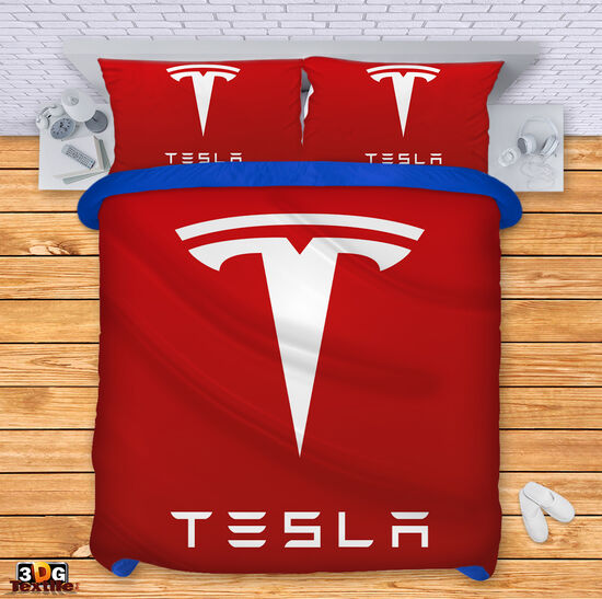Bed Linen Tesla red
