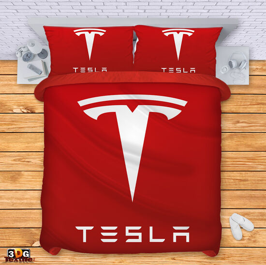 Bed Linen Tesla red