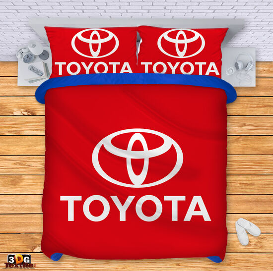 Bed Linen Toyota red