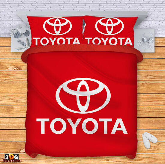 Bed Linen Toyota red