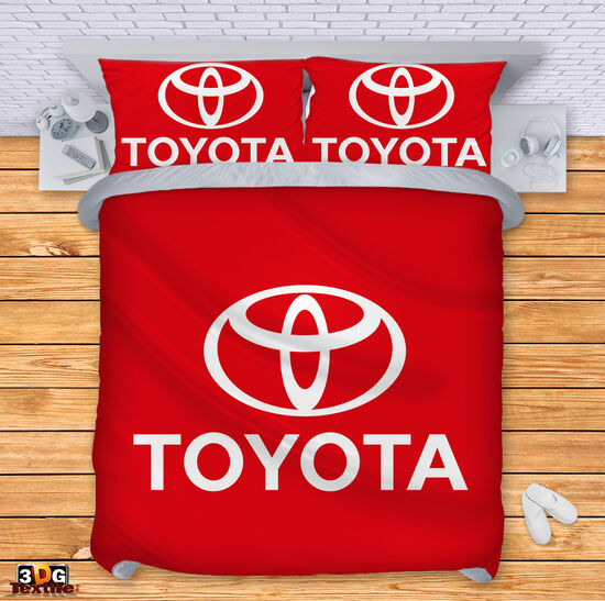 Bed Linen Toyota red